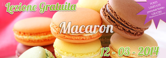 Corso dedicato alla creazione di deliziosi Macaron in modo facile e veloce ed a come decorarli per renderli unici e personalizzati.